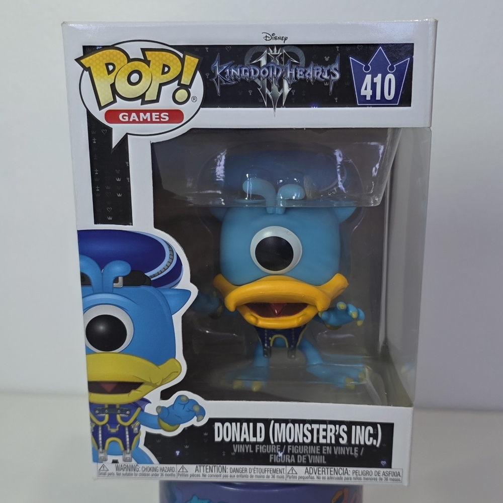 ☀️ Funko Pop Kingdom Hearts 3 Donald Duck (Monster's Inc.) 410 Vinyl Figure